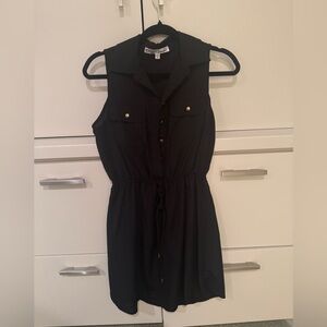 Gypsies & Moondust Black Sleeveless Dress